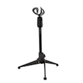 Miniatyrbillede 5 af 8: Justerbar Bordmikrofon Tripod Stand Holder Beslag Bord Mikrofonholder med Mikrofonklips til Konference Live Broadcast