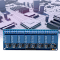 Miniatyrbild 6 av 8: 8-kanals lågnivåtriggerrelämodul med optokopplare 12V