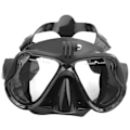 Miniatyrbild 1 av 8: 4 Färger Härdat Glas Lins Flexibelt Silikon Dykmask För Vuxen