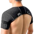 2023 Ny Sort Dobbelt Skulderbandage Rotatorcuff Arm Smertelindring Varm Terapi Til Mænd Og Kvinder Fleksibel Xl XXL