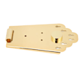 Miniatyrbild 3 av 8: Jazzgitarrstall Metall Fläktform Jazzgitarrstall Ersättning för Semi Hollow Elgitarr Tillbehör Guld