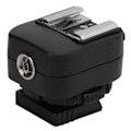 Miniatyrbild 5 av 8: TF‑334 Blixtskoadapter med Extra PC Sync-Anslutningsport för A73 Kamerablixt Speedlite