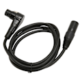 Miniatyrbillede 2 af 8: XLR Han til 90 Graders Hun Mikrofonkabel 3-Pin Sølvbelagt OFC Leder XLR Mikrofon Balanceret Kabel 1,5 m