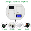 Miniatyrbillede 6 af 7: SEIVI Videokamera USB Batteri Hurtigoplader til Arlo Pro 2/Pro/walk Light Batteri Dobbelt Opladning LCD Smart Base Oplader