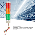 Miniatyrbillede 7 af 8: AC 220V Maskine Advarselslampe LED Indikator Advarselssignal Konstant Lys