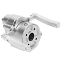Miniatyrbillede 7 af 8: 313 mm Akselafstand Metal Chassis Ramme Front Gearkasse Passer til 1/10 RC Crawler Bil Dele Sølv