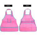 Miniatyrbillede 2 af 4: Børnekunstforklæde Håndværksforklæde Smock Malerforklæde Elevkunst Bageforklæde Tegneforklæde (Pink) Pink 48X47X0.2cm