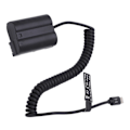 Miniatyrbillede 7 af 8: Type C Fuldt Dekodet Dummy Batteri Power Bank med EN EL15 Fjederkabel til D810 D850 Z5 Z6 Z6II Z7 Z7II Kamera