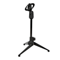 Miniatyrbillede 6 af 8: Justerbar Bordmikrofon Tripod Stand Holder Beslag Bord Mikrofonholder med Mikrofonklips til Konference Live Broadcast