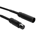Miniatyrbillede 3 af 8: 3-Pin Mini XLR Han til Hun Audio Tilslutningskabel til Camcorder DSLR Kamera Mikrofon Interface Tilslutning 2M