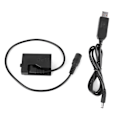 Miniatyrbillede 5 af 8: USB til ACK-E10 Fuld Dekodning Dummy Batteri til Rebel T3/T5/T6/T7/T100 Kamera