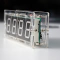 Miniatyrbillede 6 af 8: DIY Elektronisk Ur Kit C51 SCM Proces Lysstyring Stor LED Skærm Komponenter