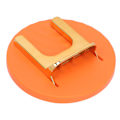 Miniatyrbild 3 av 8: Hårfönshållare Stativ Väggmonterad Självhäftande Vikbar Hårfön Rack Organizer för Badrum Orange