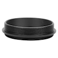 Miniatyrbillede 2 af 8: M48&#8209;M48 Han til Han Adapter Ring Aluminium Legering Sort 48mm Gevindstigning 0.75mm Tilbehør
