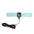 Miniatyrbillede 1 af 8: 74,8in TV Antenne Universal Bil FM Radio Antenne Signal Modtagelse Forstærker DC 10,5‑16V