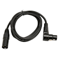 Miniatyrbillede 7 af 8: XLR Han til 90 Graders Hun Mikrofonkabel 3-Pin Sølvbelagt OFC Leder XLR Mikrofon Balanceret Kabel 1,5 m