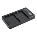 Miniatyrbillede 3 af 8: LCD Dobbelt USB-oplader med TypeC-interface til LPE6 Model Kamera Batterioplader