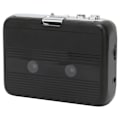 Miniatyrbillede 8 af 8: TON007B Bluetooth Kassetteafspiller med Hovedtelefon Auto Reverse Funktion Stereo Kassetteafspiller Sort