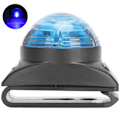 Miniatyrbillede 5 af 8: LED-vedhængslys til kæledyr, vandtæt, lysende, klar, sikkerhedsadvarselslampe, clips til halsbånd, hundetilbehør (blåt lys)
