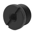 Miniatyrbild 5 av 8: 1/4 tum hona till 5/8 tum hane gängadapter Aluminiumlegering Mikrofon Skruvadapter Svart F18A