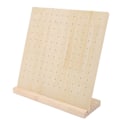 Miniatyrbillede 8 af 8: Øreringe Stud Display Hulplade Stor Kapacitet Holdbart Træ Smykke Display Øreringe Display Board til Øreringe Smykker 66 Par