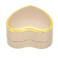 Miniatyrbillede 2 af 8: Hjerteformet Halskædeæske Elegant Smykke Display Gaveæske med LED-lys til Frieri Forlovelse Guld