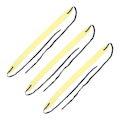 Miniatyrbillede 2 af 8: 3 stk. Sax Renseklud Swab Mikrofiber Indvendige Rør Swabs til Klarinet Fløjte Piccolo