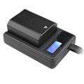 Miniatyrbillede 4 af 8: SEIVI EN EL15 Kamerabatterioplader LCD-opladningsdisplay til Nikon D800 D750 D7000 Enkelt Slot
