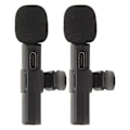 Miniatyrbild 5 av 8: Professionell Trådlös Mygga ABS 2 i 1 Reverb Funktion Mygga Clip On Mikrofon för Smartphone Laptop för IOS