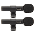 Miniatyrbild 4 av 8: Professionell Trådlös Mygga ABS 2 i 1 Reverb Funktion Mygga Clip On Mikrofon för Smartphone Laptop för IOS