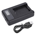 Miniatyrbillede 1 af 8: SEIVI Kamera Batteri Enkelt Slot Oplader med LCD Display til Sony Digitalkamera NP BX1