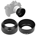 Miniatyrbillede 4 af 8: LH-40B Kvalitets Bærbar Kameraobjektivhætte i Plast til Olympus M.ZUIKO 45mm f1.8 (sort)
