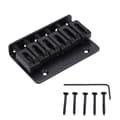 Gitarrstall 6 Strängar Toppladdningsdesign Justerbara Elektriska Instrument Ersättningsdelar Svart för M00878