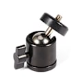 Miniatyrbillede 8 af 8: Ny 360° Mini Kuglehoved Beslag Montering Til 1/4\" Kamera Stativ & 3/8\" Flash Holder