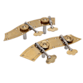 Miniatyrbillede 2 af 8: 2 stk. basstemmeskruer, dobbelt metalstemmer, dobbelt maskinhoved, reservedel, åben gearknap, guld