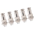 Pikkukuva 3 / 8: 5 kpl Ilmailupistokeliitin Uros Naaras Johto Paneeli Virta Runko Metalliliittimet GX16 16mm 450V7pin