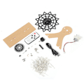 Miniatyrbillede 2 af 8: Farverigt LED Flash Plug In DIY Kit til Elektrisk Roterende Pariserhjul Transparent