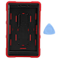 Miniatyrbild 1 av 8: Mjuka surfplattfodral Lätt Vikt Flera Färger Handsfree Skyddsfodral för Galaxy Tab A Dator Röd