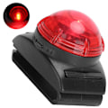 Miniatyrbillede 7 af 8: LED-vedhængslys til kæledyr, vandtæt, lysende, klar nat, sikkerhedsadvarselslampe, clips til halsbånd, hundetilbehør (rødt lys)