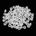 Miniatyrbillede 2 af 8: 100 stk. Transistor Skive Isoleret Plastikafstandsstykke Bøsningsskiver (TW-6)