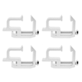 Miniatyrbillede 2 af 8: 4 stk. Pickup Truck Cap Topper Klemmer Kraftige Campere Shell Monterings Tilbehør