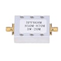 Miniatyrbillede 7 af 8: Båndpasfilter FM Broadcast SMA K Interface 850‑870MHz Elektronisk komponent BPF868M med kabinet