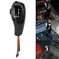 Miniatyrbillede 5 af 8: Elektrisk LHD Automatisk LED Gear Shift Knob Retrofit Kit Passer til BMW E46 E60 E61 Refit til F30 Style Glossy Black