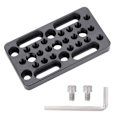 Miniatyrbillede 1 af 8: Stativholder Adapterplade med 1/4\" 3/8\" Gevindhuller Tilbehør