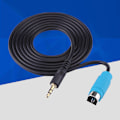 Miniatyrbillede 8 af 8: Audio AUX Input Kabel Fullspeed Til Mini Jack Adapter Til Alpine CDA CDE IVA