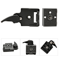 Miniatyrbillede 5 af 8: Kuglehoved Quick Release Plade Klemme Adapter Stabilisator Plader til Manfrotto 200PL-14