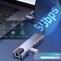 Miniatyrbillede 3 af 8: USB-C multifunktionsadapter, 6-i-1 Type-C Dock