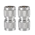 Miniatyrbillede 1 af 8: 2 stk. N-type stik N-type han til N-type han RF koaksial antenneadapter
