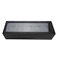Miniatyrbillede 4 af 8: 5 rum Stoving Lak Ur Display Case Opbevaringsboks Organizer Smykkeskrin (Sort)