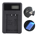 Miniatyrbillede 5 af 8: SEIVI Kamera Batteri Enkelt Slot Oplader med LCD Display til Sony Digitalkamera NP BX1